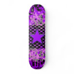 Purple Star Custom Skateboard