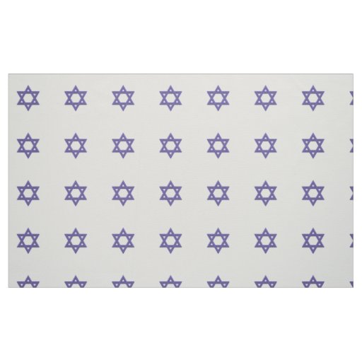 Purple Star of David Seamless Fabric