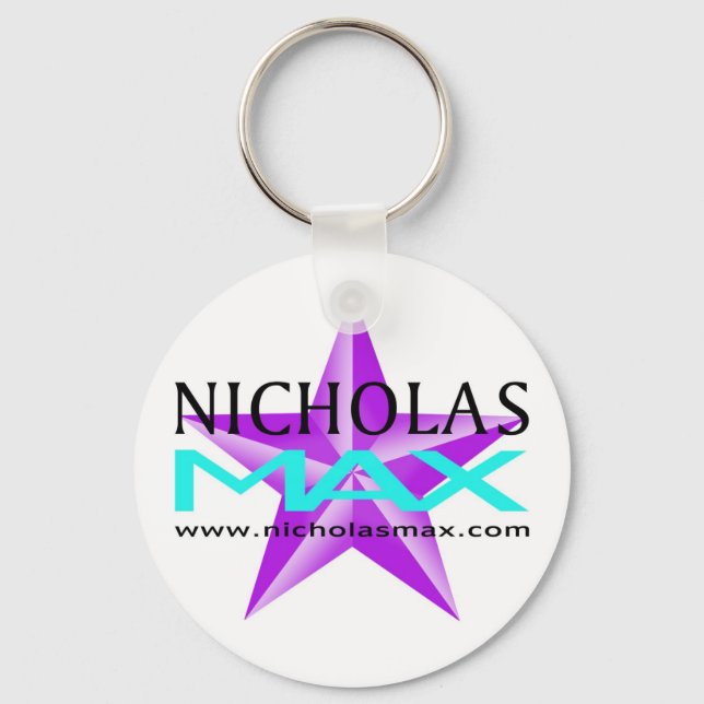 Purple Star Power Keychain (Front)