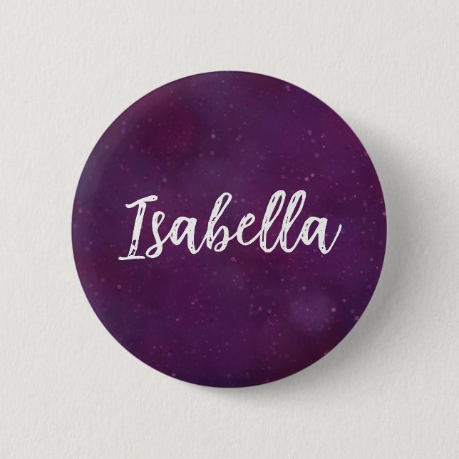 Purple star sky button (Front)