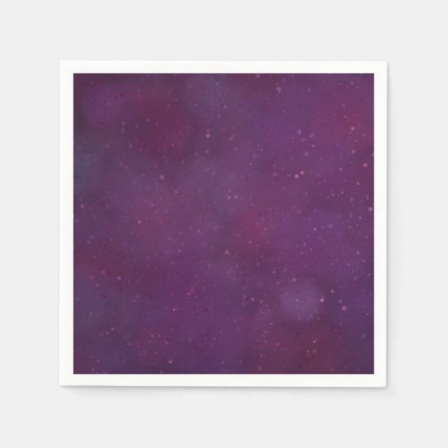 Purple star sky napkins (Front)
