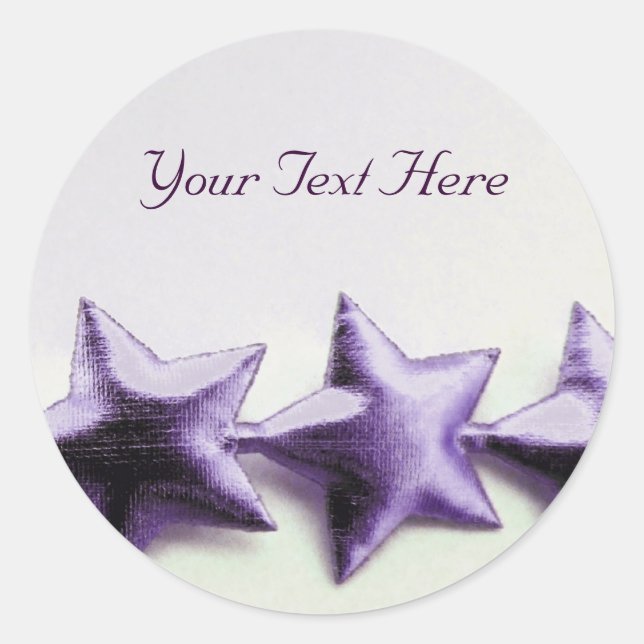 Purple Star Stickers (Front)