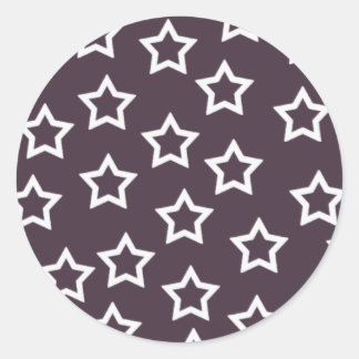Purple Star Stickers