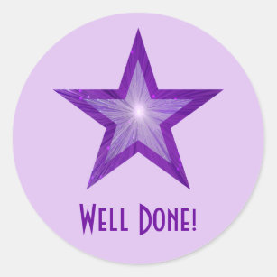 Purple Star Glitter Sticker for Sale by arkeadesain