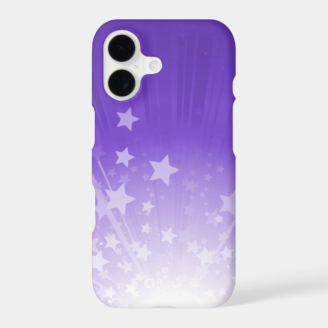 Purple Starburst Case-Mate iPhone Case (Back)