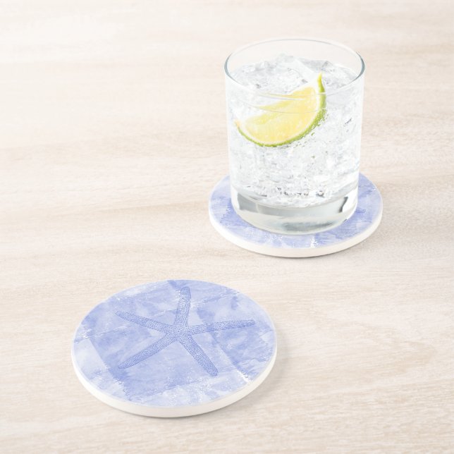 Purple Starfish Coaster (Side)