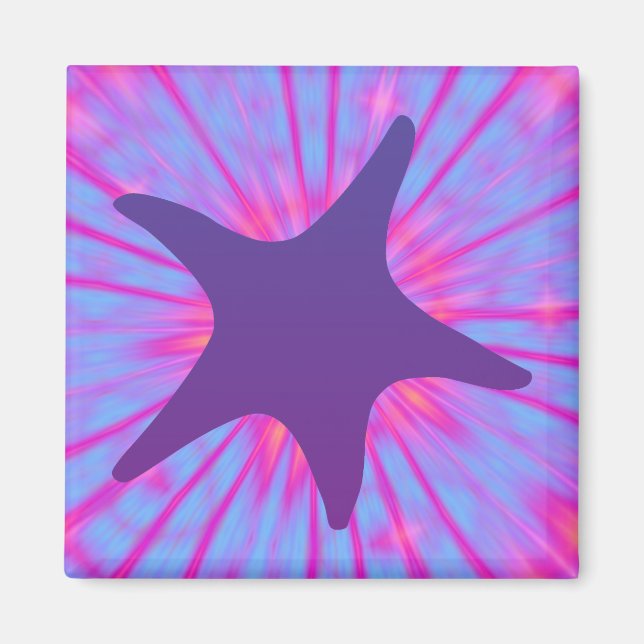 Purple Starfish Magnet (Front)