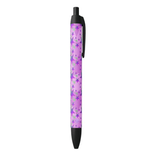 Purple Starlight Lullaby Blue Ink Pen