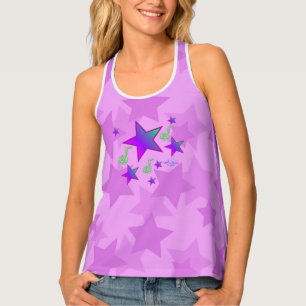 Purple Starlight Lullaby Tank Top