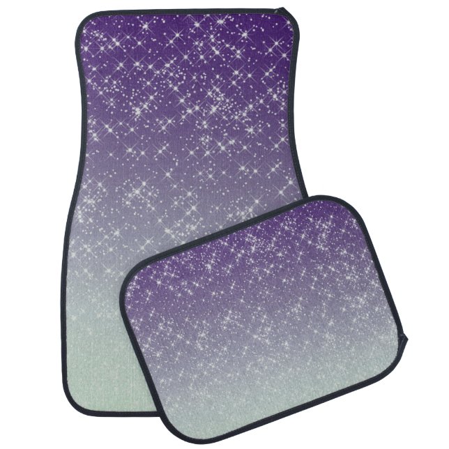 Purple Starlight Sparkles Car Mat (Set)