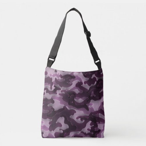 Purple Starry Camo Blend Crossbody Bag