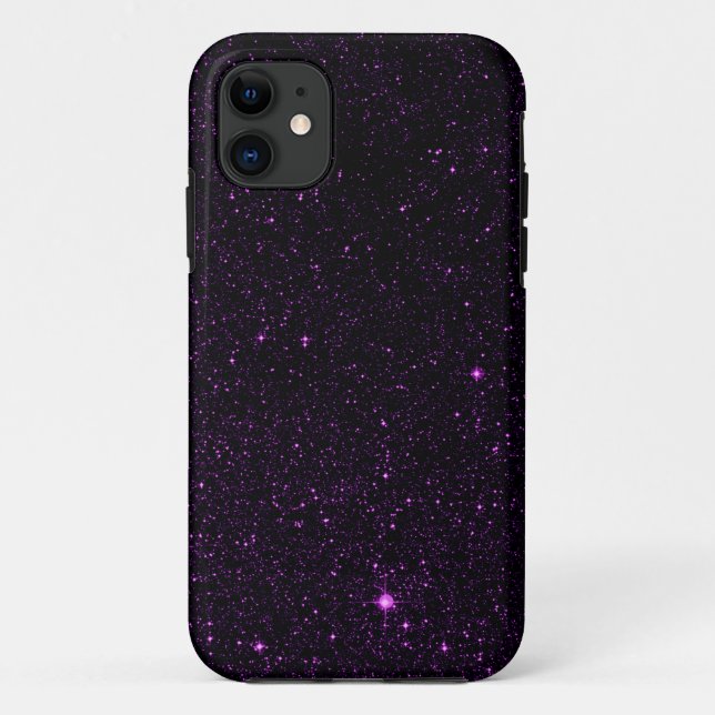 Purple Stars Case-Mate iPhone Case (Back)