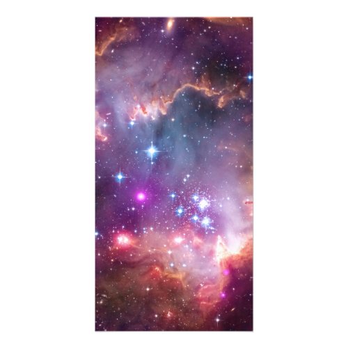 Purple Stars Galaxy Space Astronomy Card