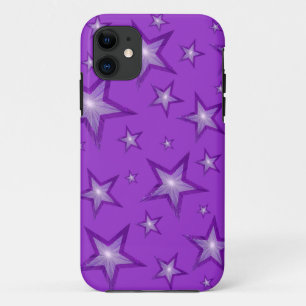 Purple Stars iPhone case