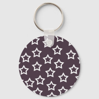 Purple Stars Keychain