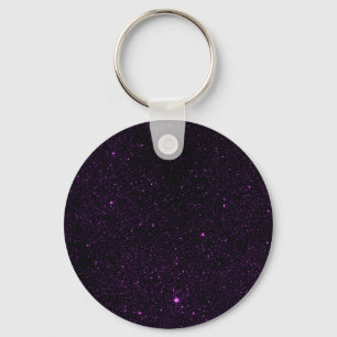 Purple Stars Keychain