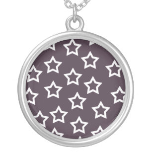 Purple Stars Necklace
