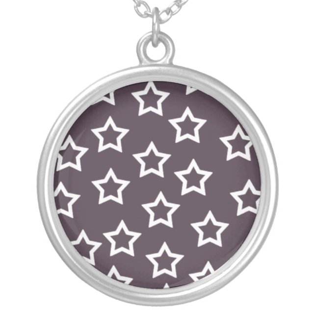 Purple Stars Necklace (Front)