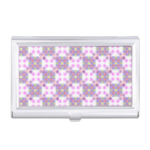 PURPLE STARS PATTERN CASE FOR BUSINESS CARDS