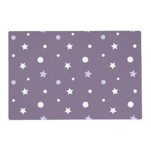 Purple Stars Placemat