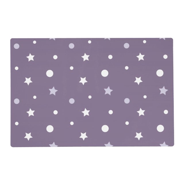 Purple Stars Placemat (Front)