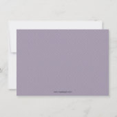 Purple stock the kitchen Bridal shower recipe card (Back)