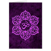 Purple Stone Floral Om (Front)