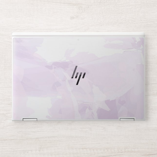 Purple Stone Look Marble HP Laptop Skin (Front)