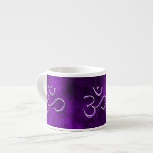 Purple Stone Om Espresso Cup