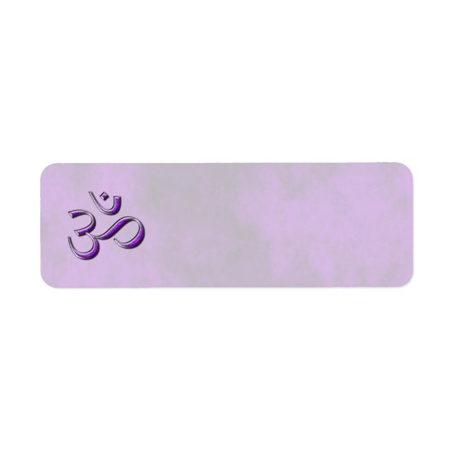Purple Stone Om Label (Front)