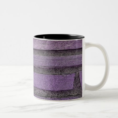 Purple Stones Two-tone Coffee Mug