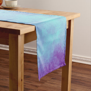 purple storm cloud effect  short table runner