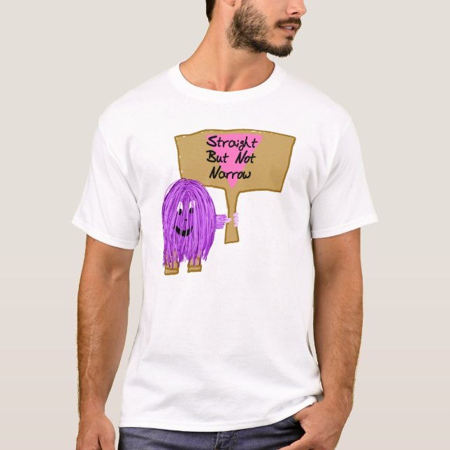 Purple Straight but Not Narrow T-Shirt (Front)