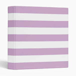Purple Stripe 3 Ring Binder
