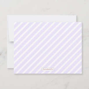 Purple Stripe Baby Shower Advice for Mommy to Be