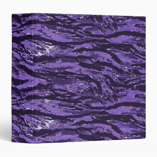 Purple Stripe Camo Binder
