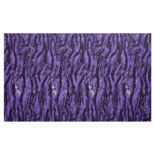 Purple Stripe Camo Fabric