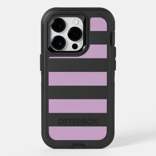 Purple Stripe Otterbox iPhone Case (Back)