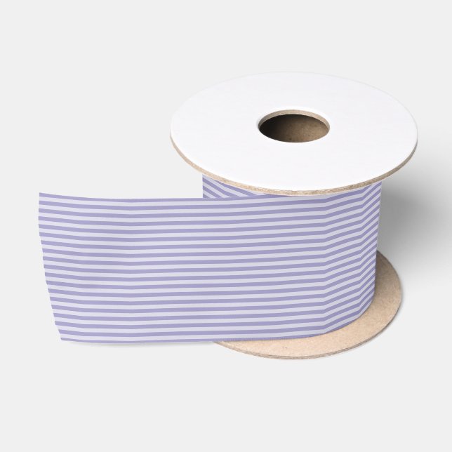 Purple Striped Pattern Satin Ribbon (Spool)