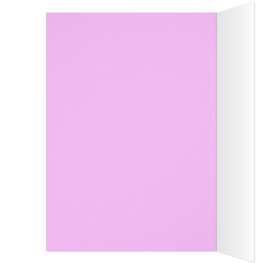 Purple Striped Phalaenopsis Orchid Card (Inside (Left))