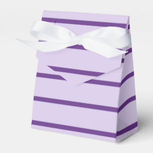 Purple Striped Tent Favor Box