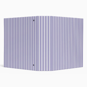 Purple Stripes 3 Ring Binder