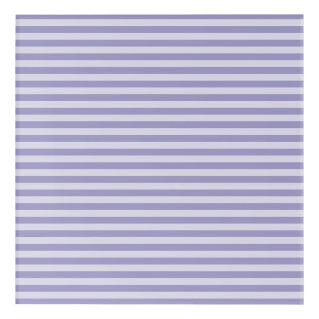 Purple Stripes Acrylic Print (Front)