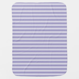 Purple Stripes Baby Blanket