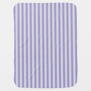 Purple Stripes Baby Blanket