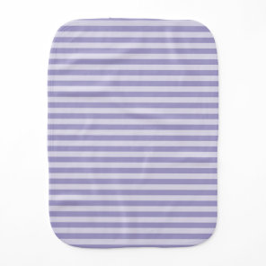 Purple Stripes Baby Burp Cloth