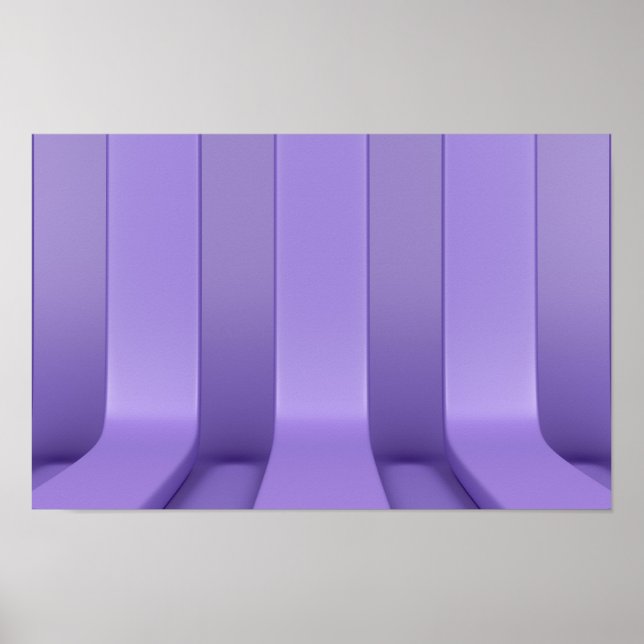 Purple stripes background poster (Front)