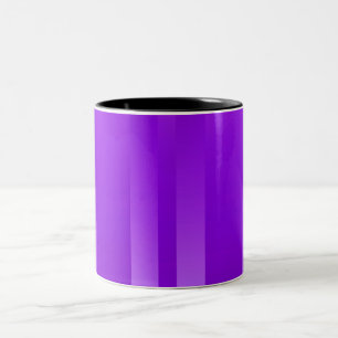 Purple Stripes Background Two-Tone Coffee Mug