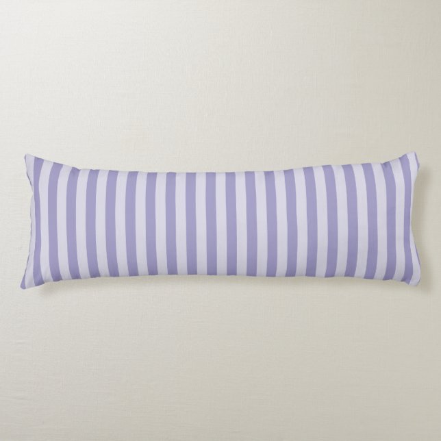 Purple Stripes Body Pillow (Front)