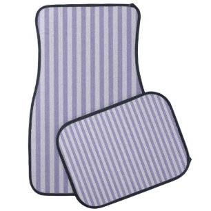 Purple Stripes Car Floor Mat